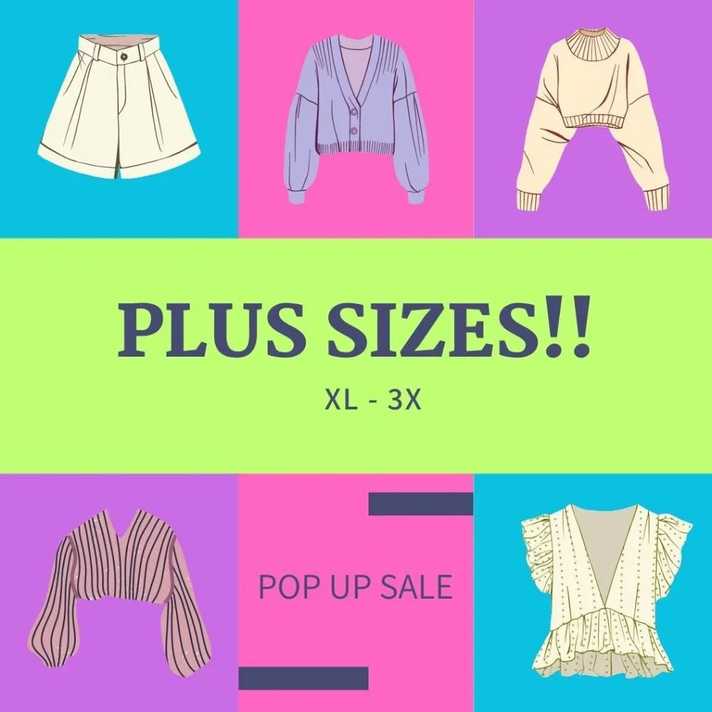 Plus Size Pop Up Sale